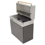 Flammkraft Model D Propane Gas Grill - Deep Umbra - 1029540 - Image 5