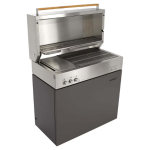 Flammkraft Model D Propane Gas Grill - Deep Umbra - 1029540 - Image 6