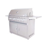RCS Cutlass Pro 38 Inch Propane Grill w/ Ceramic Briquette Tray Flame Tamers - RON38BLPCK - Image 7