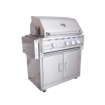 RCS Cutlass Pro 30 Inch Propane Grill w/ Ceramic Briquette Tray Flame Tamers - RON30BLPCK - Image 6
