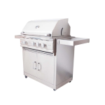 RCS Cutlass Pro 30 Inch Propane Grill w/ Ceramic Briquette Tray Flame Tamers - RON30BLPCK - Image 9