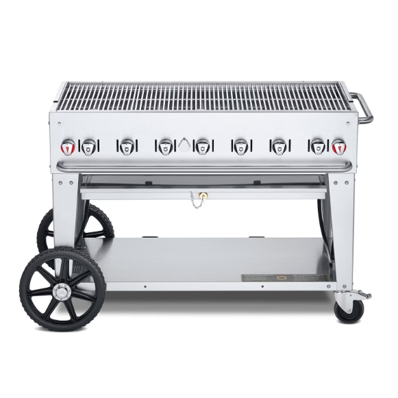 duttpack-16134 Crown Verity 48-Inch Single Inlet (Bulk Tanks Only) Mobile Propane Grill - CV-MCB-48-SI BULK - Image 1