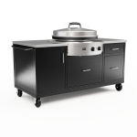Evo Onyx Grill Cart W/Affinity 30G Flattop Natural Gas Griddle - 10-0055-NG - Image 2