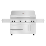 Kalamazoo K54DT Freestanding Echo Gas Grill - 20 lb Propane Cylinder - Marine-Grade - K54DT-1-2-NA-LPCYL-M6