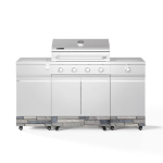 TYTUS Fresno Series 5-Burner Propane Island Grill in Stainless Steel + Shadow Stone w/ Cover & Griddle - Image 5
