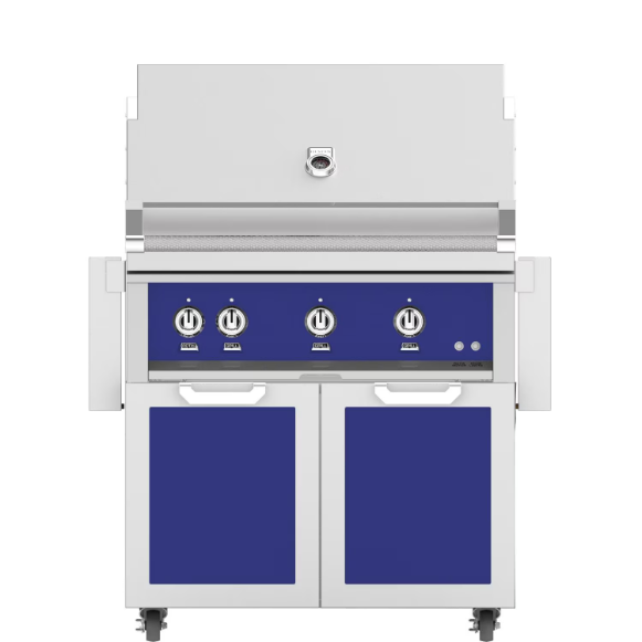 duttpack-16701 Hestan 36-Inch Propane Gas Grill W/ Rotisserie On Double Door Tower Cart - Prince - GABR36-LP-BU - Image 1