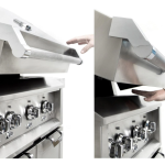 Hestan 36-Inch Propane Gas Grill W/ Rotisserie On Double Door Tower Cart - Froth - GABR36-LP-WH - Image 14