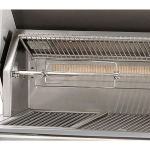 Alfresco ALXE 56-Inch Built-In Natural Gas Deluxe Grill With Sear Zone, Rotisserie, And Side Burner in Light Green - ALXE-56SZ-NG-S6027 - Image 3