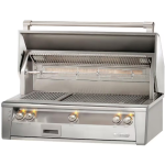 Alfresco ALXE 42-Inch Built-In Propane Gas Grill With Sear Zone And Rotisserie - ALXE-42SZ-LP