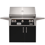 Alfresco ALXE 36-Inch Propane Grill With Rotisserie - Jet Black Gloss - ALXE-36C-LP-S9005