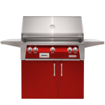 Alfresco ALXE 36-Inch Propane Grill With Rotisserie - Carmine Red - ALXE-36C-LP-S3002