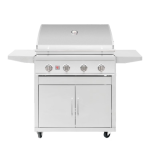 Summerset Sizzler 32-in 4 Burner Freestanding Propane Grill w/ Rear Infrared Burner