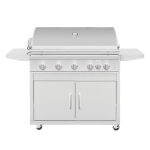 Summerset Sizzler 40-in 5 Burner Freestanding Propane Grill w/ Rear Infrared Burner