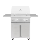Summerset Quest 30-in 2 Burner Freestanding Propane Grill w/ Rear Infrared Burner, Rotisserie Kit, & Drop-In Griddle Plate