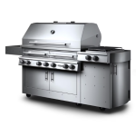 Kalamazoo K1000HS Hybrid Fire Four Burner Marine Grade Freestanding Bulk Propane Grill W/ Side Burner, Meat, Vegetable, Fish, & Plancha Grill Surface Grates - Image 2
