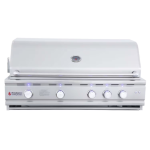 RCS Cutlass Pro 42 Inch Built-In Propane Grill w/ Ceramic Briquette Tray Flame Tamers -RON42BLP