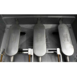 MHP Tri-Burn W3G4DD Propane Gas Grill With SearMagic Grids On In-Ground Post - Image 4