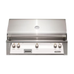 Alfresco ALXE 42-Inch Built-In Natural Gas Grill With Sear Zone And Rotisserie in Signal White Matte - ALXE-42SZ-NG-SM9003