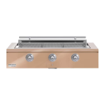 Caliber 48-in Propane Built-In Rockwell Grill - Champagne w/ Stainless Steel Hardware - CRG-48BL00-A-179-H04