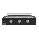 Caliber 48-in Propane Built-In Rockwell Grill - Ultra Matte Black w/ Stainless Steel Hardware - CRG-48BL00-A-085-H04
