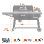 Traeger Ironwood XL Wood Pellet Grill W/ Pop-And-Lock Accessory Rail - TFB93RLG - Image 10