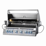Napoleon 700 Series 5-Burner 44-Inch Built-In Propane Grill w/ Rotisserie & SafetyGlow - BIG44RBPSS-1 - Image 9
