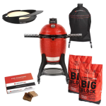 Kamado Joe Classic III Bundle w/KJ1504091 Grill, Cart, Cover, DoJoe & 2 Bags Lump Charcoal + 1 Box Firestarter - CLASSIC3PKG1