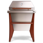 Kalamazoo KSHOK430 Shokunin Kamado Grill w/ Oiled Ipe Frame - KSHOK430-PEN-S4