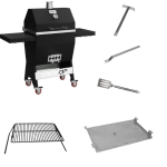 Rocket Outdoors Medium Sonic Rocket Kamado Grill & Accessories Bundle - MDSONIC-BDL