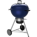 Weber Master Touch 22-Inch Charcoal Grill w/ Gourmet BBQ System Cooking Grate - Deep Ocean Blue - 14516001 - Image 6