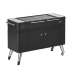 Everdure HUB I 54-Inch Charcoal Grill W/ Rotisserie & Electronic Ignition - Matte Black - HBCE2BBUS - Image 5