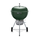 Weber Original Kettle Premium 22-Inch Charcoal Grill - Green - 14407001 - Image 2