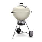 Weber Master Touch 22-Inch Charcoal Grill w/ Gourmet BBQ System Cooking Grate - Ivory - 14505601