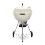 Weber Master Touch 22-Inch Charcoal Grill w/ Gourmet BBQ System Cooking Grate - Ivory - 14505601 - Image 3