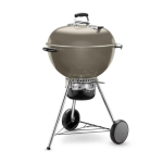 Weber Master Touch 22-Inch Charcoal Grill w/ Gourmet BBQ System Cooking Grate - Smoke - 14510601