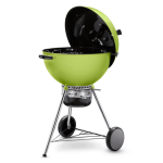 Weber Master Touch 22-Inch Charcoal Grill w/ Gourmet BBQ System Cooking Grate - Spring Green - 14511601 - Image 4