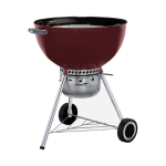 Weber Original Kettle Premium 22-Inch Charcoal Grill - Crimson - 14403001 - Image 4