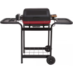 Americana by Meco 1500 Watt Electric Grill With Rotisserie, Easy View Window And Plastic Side Trays - 9359U8.181