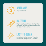 Charbroil Edge Electric Grill - Black - 24652144 - Image 13