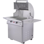 PGS Commercial T-Series 30 Inch Electric Grill On Pedestal w/ Timer - E27T - Image 11