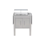 Kenyon Texan Knob Control 3000 Watt Split Lid Electric Grill - 240V - C70415