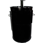 Gateway Drum Smokers 55 Gallon Charcoal BBQ Smoker - Black - 55111 - Image 2