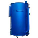 Gateway Drum Smokers 55 Gallon Charcoal BBQ Smoker - Glossy Blue - 55144 - Image 5