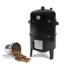 GrillPro 16-in Traditional Charcoal Smoker - Black - 31816 - Image 2