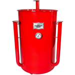 Gateway Drum Smokers 55 Gallon Charcoal BBQ Smoker - Red - 55133
