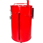 Gateway Drum Smokers 55 Gallon Charcoal BBQ Smoker - Red - 55133 - Image 4
