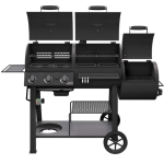 Oklahoma Joe's Canyon Combo DLX Charcoal/Propane Smoker & Grill - 24203005 - Image 4