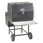 The Good-One Marshall Gen III 38-Inch Freestanding Charcoal Smoker - 09300AOH