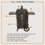 Oklahoma Joe's Bronco Drum Smoker & Grill - 25203120 - Image 3