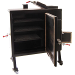 Old Country BBQ Pits Insulated Gravity Fed Charcoal Smoker - GF-L-34X40 - Image 2